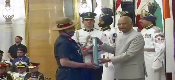 President Ram Nath Kovind confers peace time gallantry awards to armed forces
