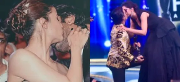 Filmfare Awards: From 'I love you' to kisses, hugs watch Alia-Ranbir and Deepika-Ranveer mushy PDA