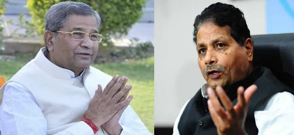 Former BJP leaders Ghanshyam Tiwari, Surendra Goyal join Congress in presence of Rahul Gandhi
