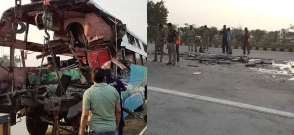 8 dead, 30 injured after bus rams into truck on Yamuna Expressway in Greater Noida