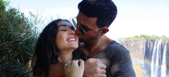 Amy Jackson announces her pregnancy with an aww-dorable post, flaunts her baby bump