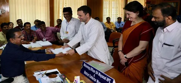 Rahul Gandhi files nomination from Kerala's Wayanad, begins campaign with mega road show