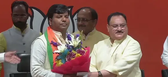 Praveen Kumar Nishad, Samajwadi Party MP from Gorakhpur, joins BJP 