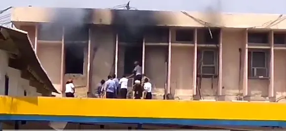 Fire breaks out at Air India Building near Delhi Airport Terminal 1