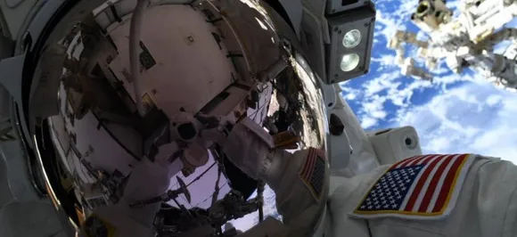 Spacewalking astronauts tackle battery, cable work outside ISS