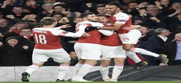 Arsenal overcome Napoli in Europa League quarterfinal