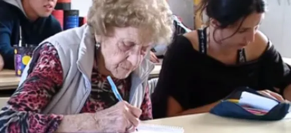 Watch VIDEO: Woman goes back to school at the age of 99, wins hearts