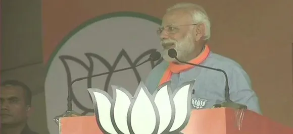 3 booked after short-circuit fire under PM Modi's stage in Aligarh