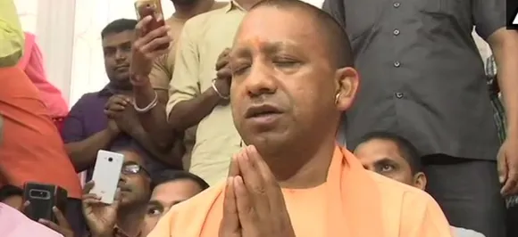 After Election Commission's 72-hour gag order, Yogi Adityanath visits Hanuman temple in Lucknow  