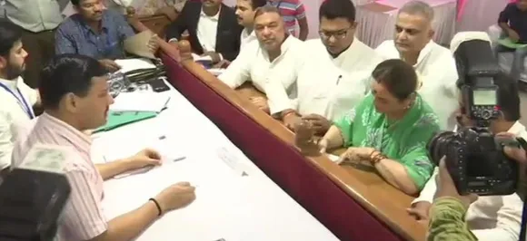 Poonam Sinha, Shatrughan Sinha's wife and Samajwadi Party leader, files nomination from Lucknow  