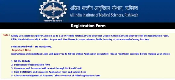 AIIMS Recruitment Alert 2019: Apply for 258 posts at aiimsrishikesh.edu.in