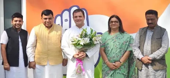 Set back for BJP as former Hamirpur BJP MP Suresh Chandel joins Congress