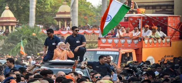 Modi in Varanasi: PM holds roadshow, performs Ganga Aarti, thanks citizens for love and blessings