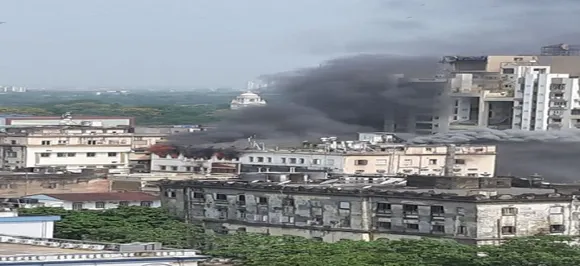 IN PICTURES | Kolkata: Fire breaks out at multi-storey commercial building in Exide More 