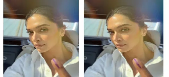 Deepika Padukone clears doubt over Indian citizenship, flaunts inked finger after casting vote