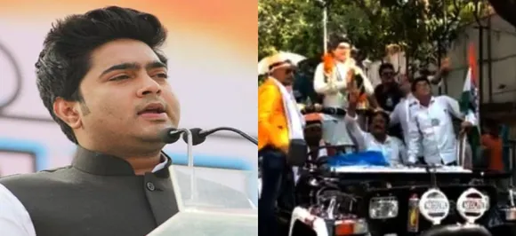 Mamata Banerjee's nephew Abhishek Banerjee uses statue to campaign in 'scorching Bengal heat'