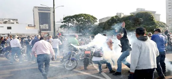 Clashes break out at Venezuela May Day protest
