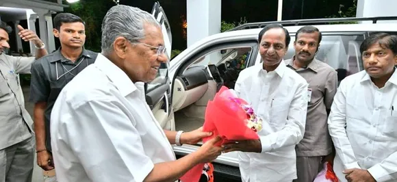 KCR meets Pinarayi Vijayan with 'federal front' idea, 'busy' Stalin may adjourn meeting 