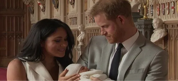 WATCH | Prince Harry, Meghan Markle appear in public with their new baby son for first time