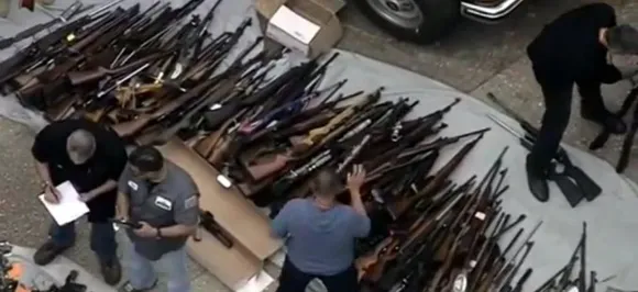More than 1,000 handguns, rifles seized in Los Angeles raid: Law enforcement authorities
