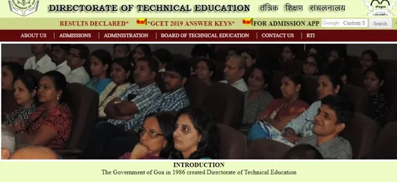 GCET Result 2019 declared at dte.goa.gov.in, how to check your score