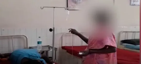 Hospital horror! Cleaning staff caught on camera removing patientâ€™s drip in Karnataka