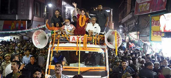 After show of strength in Varanasi, Priyanka Gandhi attacks â€˜magroorâ€™ Modi government 