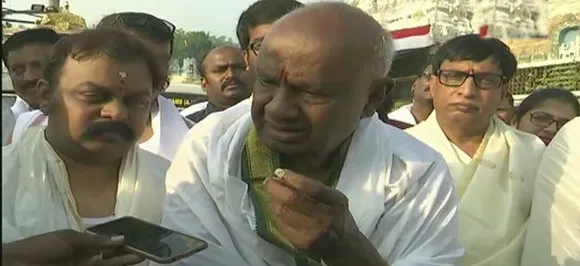 We are with Congress: JD(S) Chief HD Deve Gowda reaffirms support to Rahul Gandhi