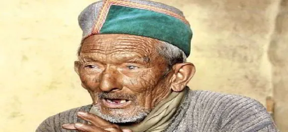 Indiaâ€™s â€˜firstâ€™ voter Shyam Saran Negi, 102, casts vote in Himachal Pradeshâ€™s Kinnaur