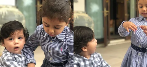 Shahid Kapoor and Mira Rajputâ€™s cute munchkinsâ€™ banter is â€˜Insta Adorbsâ€™