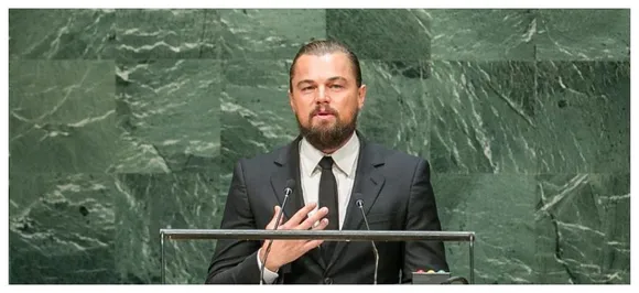 Leonardo DiCaprio makes rare appearance with dad, George DiCaprio at climate change doc premiere, VIEW pics