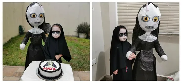 Wednesday Addams is real! Three-year-old had â€˜Conjuring's The Nun' themed birthday, and netizens are loving every bit of it