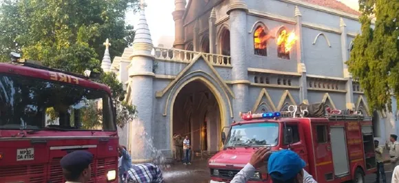 Massive fire breaks out at Jabalpur High Court in Madhya Pradesh, blaze fighting operation underway