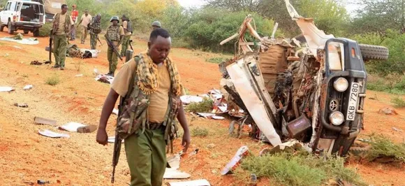 Landmine blast kills 8 Kenyan police near Somali border