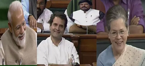 VIDEO | 'Witty' Ramdas Athawale takes a dig at Rahul Gandhi, leaves Parliament in splits