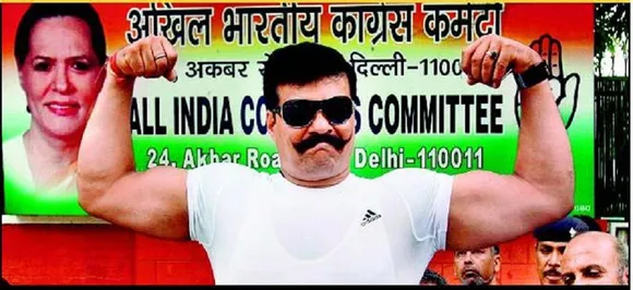 BJP suspends its MLA Kunwar Pranav Singh Champion for misbehaving with journalists 