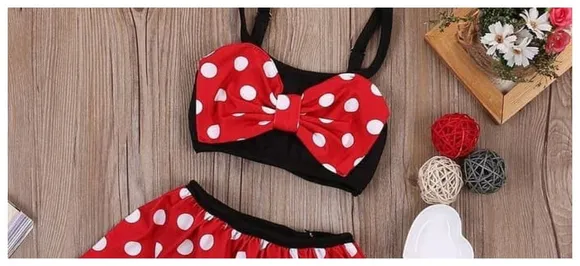 Bizarre fashion: This bikini looks like someone is grabbing your breast 