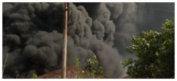 Massive fire breaks out at a factory in Noidaâ€™s Special Economy Zone 