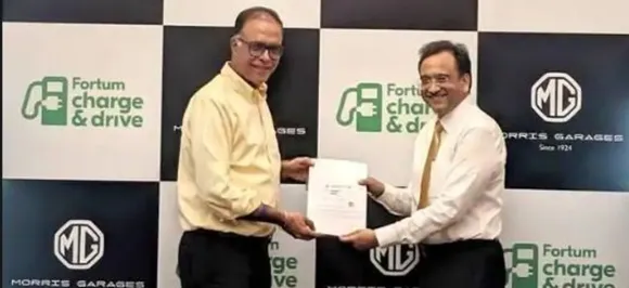 MG Motor India partners with Fortum to install EV charging stations  