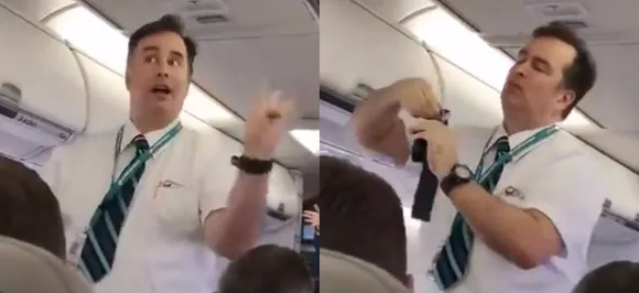 WATCH: Passengers laugh and cheer as flight attendant delivers hilarious safety briefing