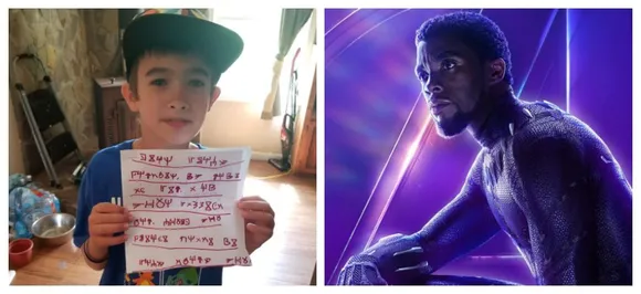 Young 'Black Panther' fan writes letter in Wakandan to Chadwick Boseman