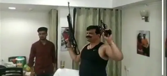 MLA Pranav Champion thrown out of BJP after gun dance video goes viral