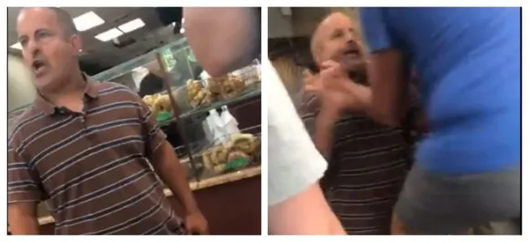 Man rants and yells furiously over women rejecting him for his 5ft height, gets tackled, WATCH