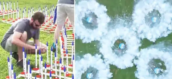 Watch: Record launch of 5,000 model rockets to celebrate 50th anniversary of Apollo 11 Mission