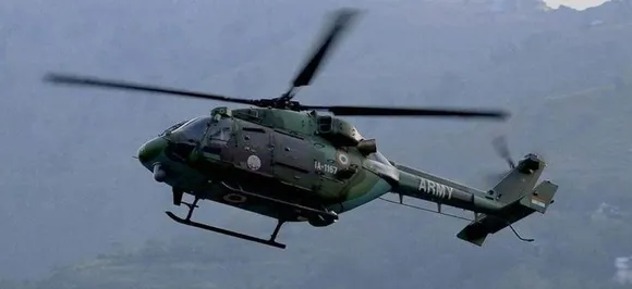 Army helicopter, with three persons on board, makes emergency landing in Assam
