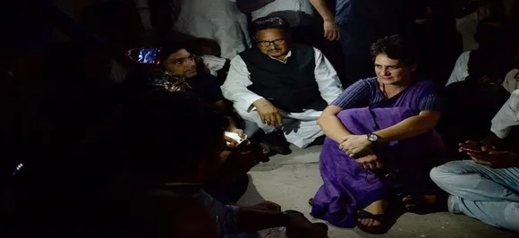 Priyanka Gandhi detained: Congress workers allege deliberate 'power cut' at Chunar guest house 