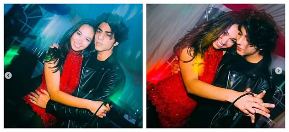 Aryan Khan poses with mystery girl, netizens ask, â€˜Girlfriendâ€™?