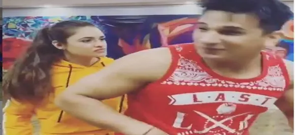 In Video: Prince Narula gets slapped  by wife Yuvika Chaudhary during Nach Baliye rehearsals! here's why