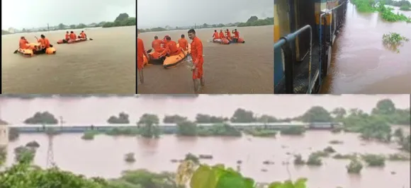 Mahalaxmi Express stranded near Mumbai due to flooded tracks: 600 passengers rescued