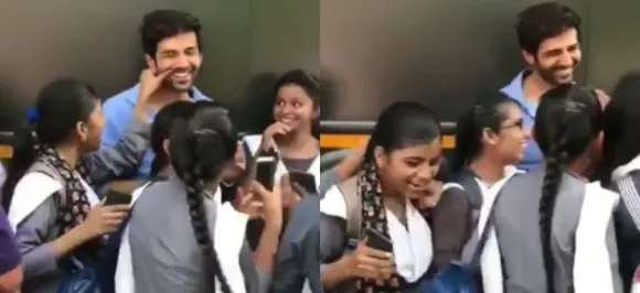 VIDEO: A young fan pulls Kartik Aaryanâ€™s cheek and this is what happened NEXT!